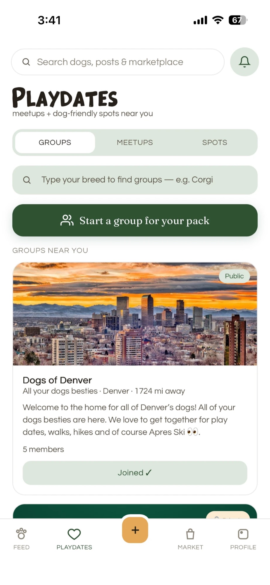 Breed and neighborhood groups